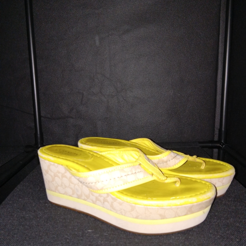 Coach NY wedges.